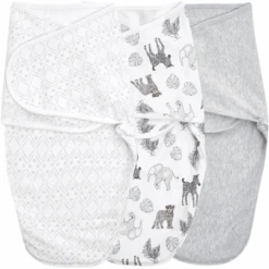 Aden + Anais™ Essentials Easy Swaddle™ Wickel-Pucktuch 3er-Pack Toile 0-3 Monate
