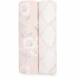 Aden + Anais™ Silky Soft Musselin-Baby-Pucktuch 2er Pack Stencil