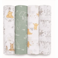 Aden® Pucktücher Winnie + Friends 4er Pack