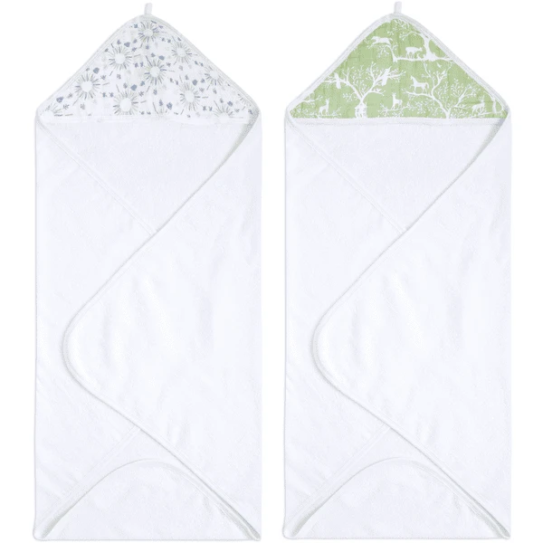 Aden+anais™ Kapuzenbadetuch 2er-Pack Harmony 1 Aden+anais™ Kapuzenbadetuch 2er-Pack Harmony