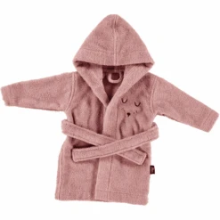 Alvi® Frottier Bademantel Mit Kapuze Rosa