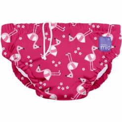 Bambino Mio Schwimmwindel Wiederverwendbar, Flamingo-Pink, Größe L (1-2 Jahre)