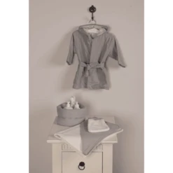 Be Be 's Collection Bademantel Grau -Günstiges Pflege Nest Geschäft be be s collection bademantel grau a326706 3