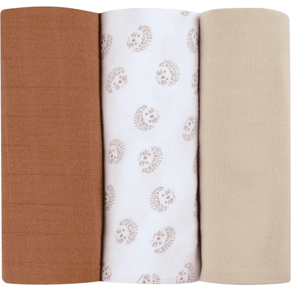 BEABA® Pucktücher 3er Set Igel 1 BEABA® Pucktücher 3er Set Igel