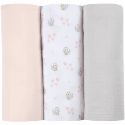 BEABA® Pucktücher 3er Set Schwan