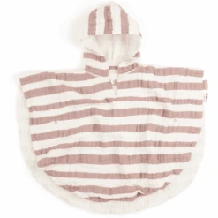 Done By Deer™ Badeponcho Stripes Rosa