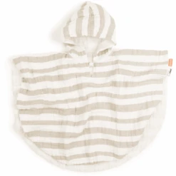 Done By Deer™ Badeponcho Stripes Sand