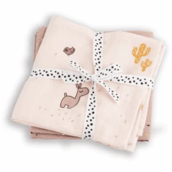 Done By Deer™ Mullwindel Wrap 2-er Pack Lalee Rosa