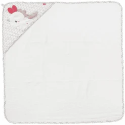 Fehn® Kapuzenbadetuch Einhorn