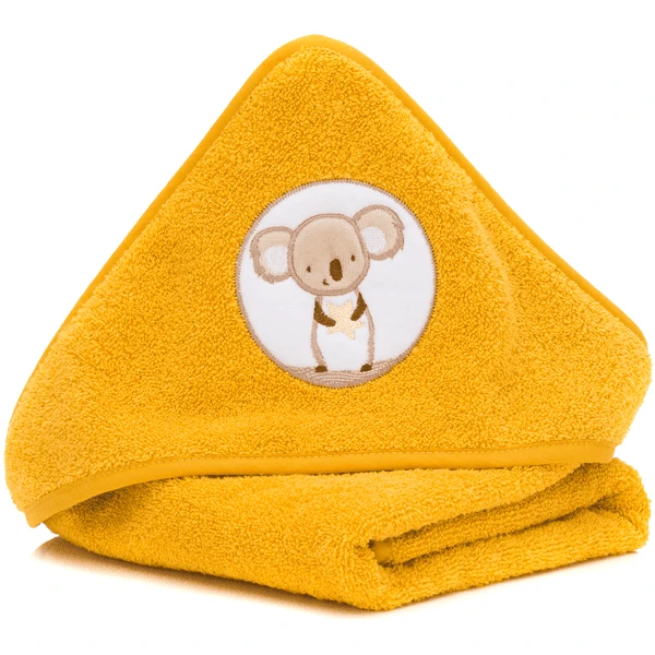 Fillikid Kapuzenbadetuch Koala Honey 75x75 Cm 1 Fillikid Kapuzenbadetuch Koala Honey 75x75 Cm