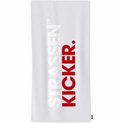 HERDING Velourbadetuch Strassenkicker Grau-rot 75 X 150 Cm