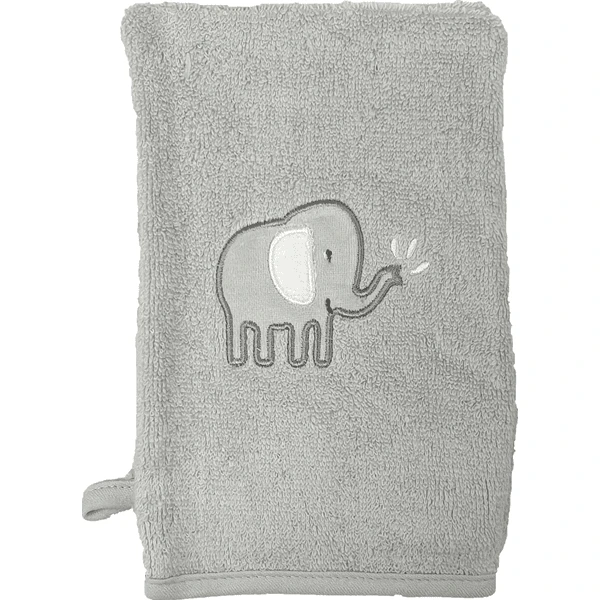 HÜTTE & CO Waschhandschuh 2er Pack Grey 1 HÜTTE & CO Waschhandschuh 2er Pack Grey