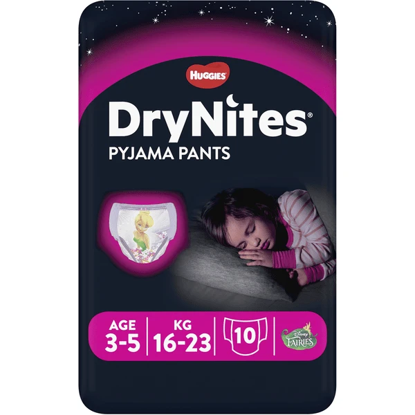 Huggies DryNites Pyjama Pants Einweg Mädchen 3-5 Jahre 10 Stück 1 Huggies DryNites Pyjama Pants Einweg Mädchen 3-5 Jahre 10 Stück