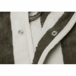 Jollein Bademantel Stripe Frottee Green Leaf -Günstiges Pflege Nest Geschäft jollein bademantel stripe frottee green leaf a383742 3