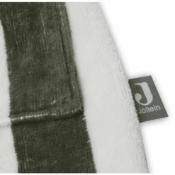 Jollein Bademantel Stripe Frottee Green Leaf -Günstiges Pflege Nest Geschäft jollein bademantel stripe frottee green leaf a383742 4