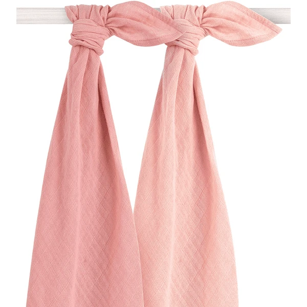 Jollein Bamboo Mullwindeln 2er-Pack Pale Pink 115x115cm 1 Jollein Bamboo Mullwindeln 2er-Pack Pale Pink 115x115cm
