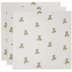Jollein Mulltuch Musselin 3er-Pack 70x70cm Teddy Bear