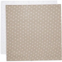 Jollein Mulltuch Musselin 70x70cm 2er-Pack Pointelle Sun Biscuit
