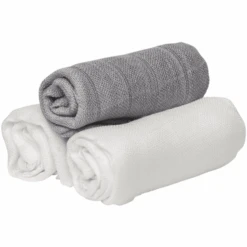 Les Enfants Waschlappen Muslin Squares Pink