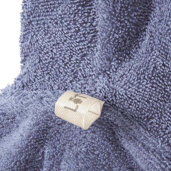 LITTLE Bademantel Bär Used Blue 4 LITTLE Bademantel Bär Used Blue – Bild 4