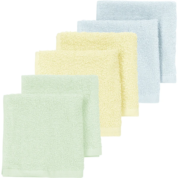 Meyco Frottee Spucktücher 6er-pack Soft Mint / Soft Yellow / Light Blue 1 Meyco Frottee Spucktücher 6er-pack Soft Mint / Soft Yellow / Light Blue