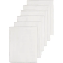 Meyco Mullwindeln 6er-Pack Weiß 70 X 70 Cm
