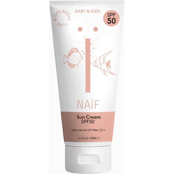 Naïf Sonnencreme Baby & Kind LSF50 100ml 1 Naïf Sonnencreme Baby & Kind LSF50 100ml