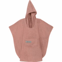 Odenwälder Frottee-Badeponcho Cranberry