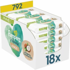 Pampers® Pampers Feuchttücher Harmonie Coco, 792 Tücher (18 X 44 Stk)