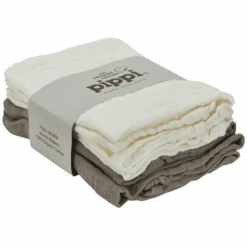 Pippi Muslin Tücher 4er Pack Cinder