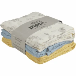 Pippi Muslin Tücher 6er Pack Ocean