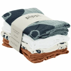 Pippi Muslin Tücher 8er Pack India Ink