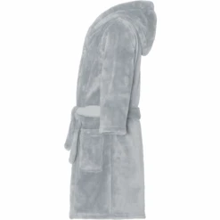 Playshoes Fleece-Bademantel Uni Grau -Günstiges Pflege Nest Geschäft playshoes fleece bademantel uni grau a305482 2