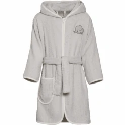 Playshoes Frotte-Bademantel Elefant Grau