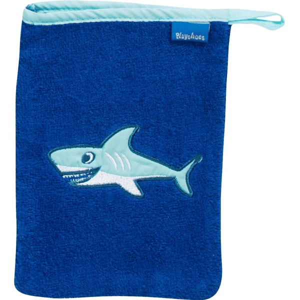 Playshoes Frotte-Waschhandschuh Hai 15x20 Cm 1 Playshoes Frotte-Waschhandschuh Hai 15x20 Cm