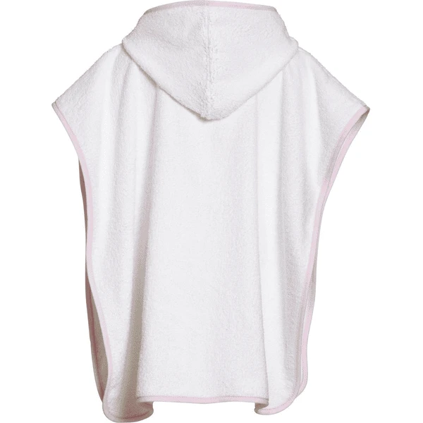 Playshoes Frottee-Poncho Elefant Weiß-rosa 2 Playshoes Frottee-Poncho Elefant Weiß-rosa – Bild 2