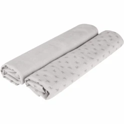 Roba Puck- Und Stilltuch 2er Set Lil Planet Grau 120 X 120 Cm