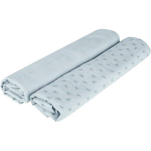 Roba Puck- Und Stilltuch 2er Set Lil Planet Hellblau 120 X 120 Cm 1 Roba Puck- Und Stilltuch 2er Set Lil Planet Hellblau 120 X 120 Cm