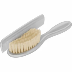 Rotho Babydesign Rotho Kamm Und Bürste Mit Naturborsten Stone Grey