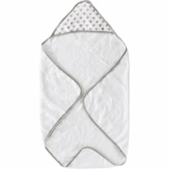 Schardt Kapuzenhandtuch Herzchen Grau