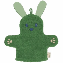 Sterntaler Spiel-Waschhandschuh Kinni Dunkelgrün