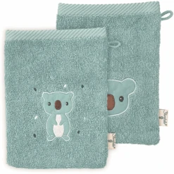 Sterntaler Waschhandschuhe 2er Pack Kalla Blau Melange