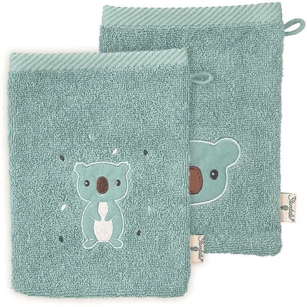 Sterntaler Waschhandschuhe 2er Pack Kalla Blau Melange 1 Sterntaler Waschhandschuhe 2er Pack Kalla Blau Melange