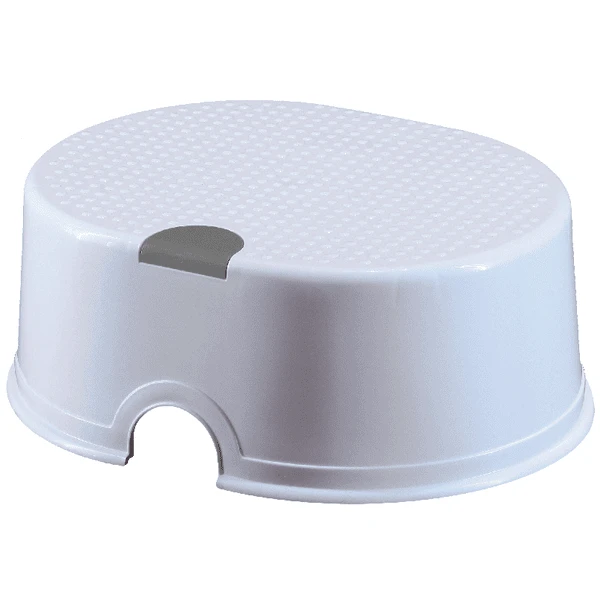 Strata Schemel De Luxe, Weiß/silber 1 Strata Schemel De Luxe, Weiß/silber